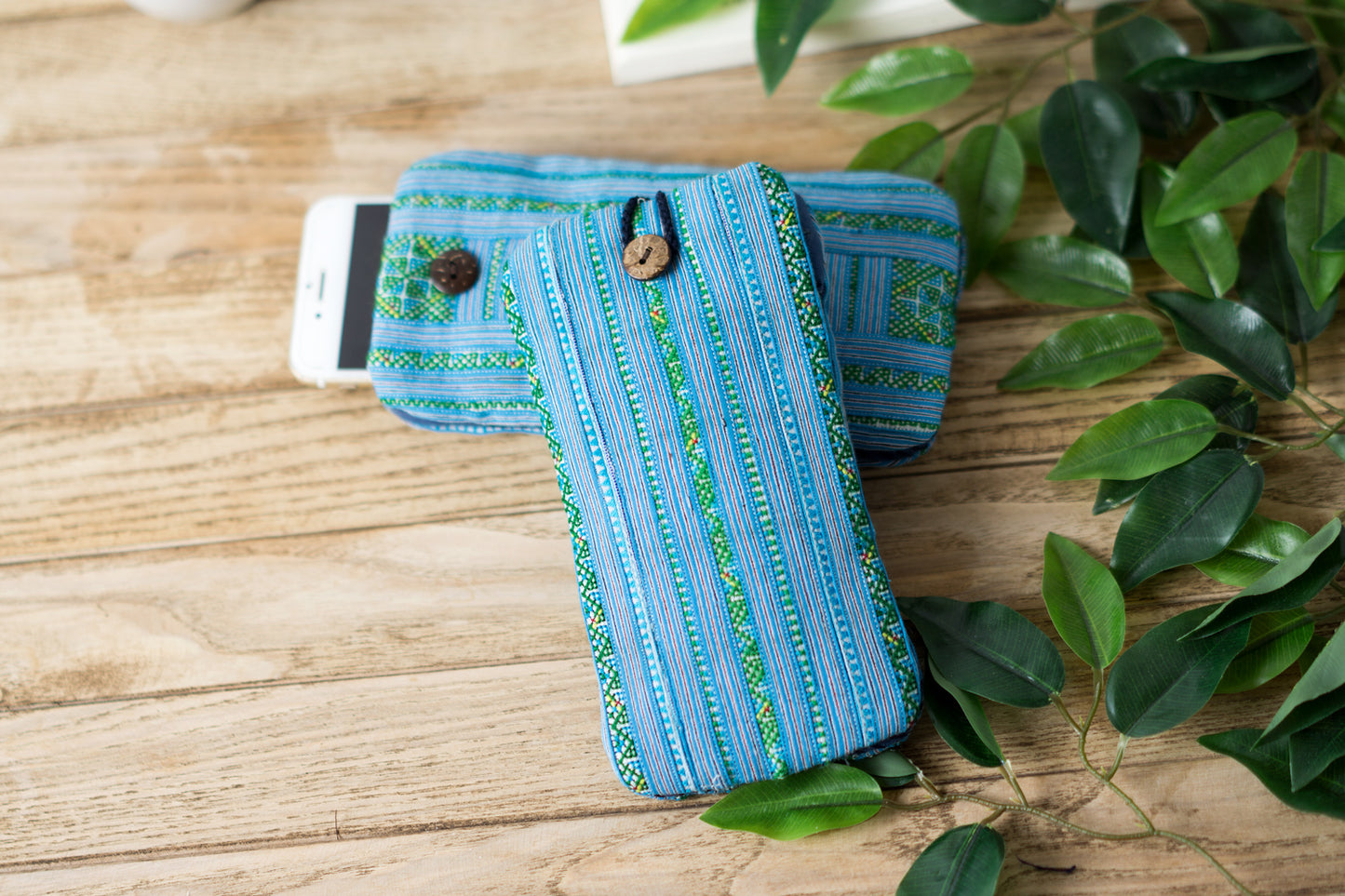 Handmade Cotton Glasses Cases | Embroidered Phone Case