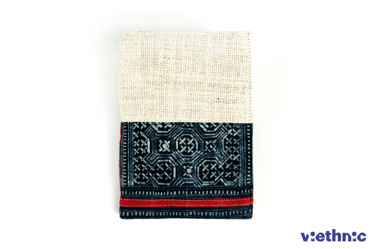 Navy Passport Cover | Fabric Passport Holder